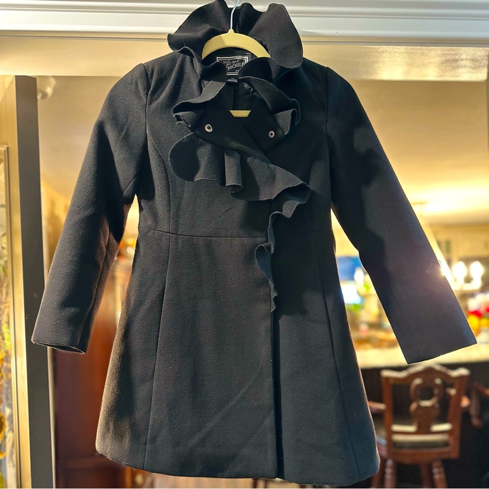 Girls size 7/8 Rothschild black dress coat 🖤